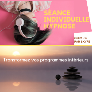Accompagnement individuel séance d'hypnose 1 heure
